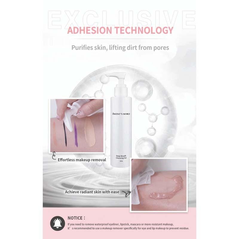 Vincent's World Facial Cleansers Deep Breath Cleansing Gel and Waterproof Setting Loose Powder Deep Breath Cleansing Gel and Waterproof Setting Loose Powder