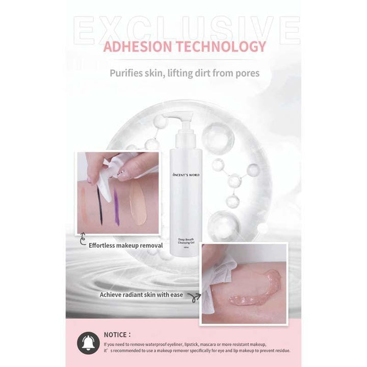 Vincent's World Facial Cleansers Deep Breath Cleansing Gel and Waterproof Setting Loose Powder Deep Breath Cleansing Gel and Waterproof Setting Loose Powder