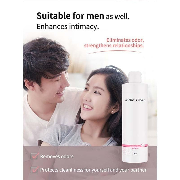 Vincent's World Bath & Shower Intimate Rose Body Wash 350ml Intimate Rose Body Wash 350ml