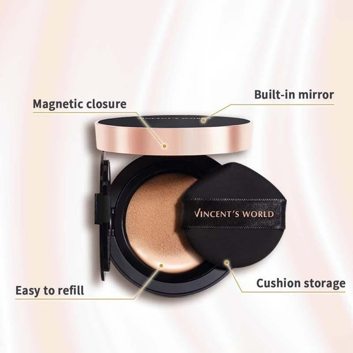 Vincent's World Concealer & Foundation Radiant Cushion Foundation 超雷氣墊粉餅 Radiant Cushion Foundation 超雷氣墊粉餅