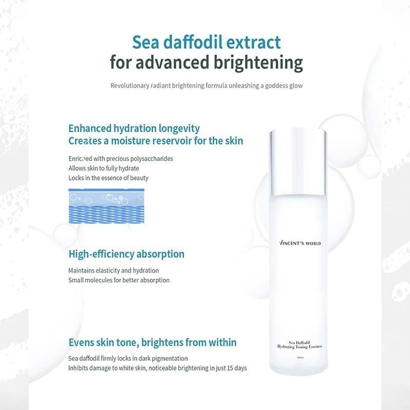 Vincent's World Serums & Essences Sea Daffodil Hydrating Toning Essence 150ml 海百合淨潤晶華露 Q02 Sea Daffodil Hydrating Toning Essence 150ml 海百合淨潤晶華露 Q02