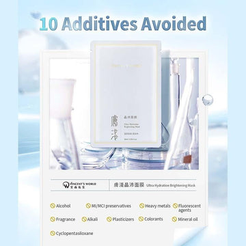Vincent's World Face Mask & Packs Ultra Hydration Brightening Mask 3pc/Box 膚淺晶沛面膜(3片/盒) Q03-3 Ultra Hydration Brightening Mask 3pc/Box 膚淺晶沛面膜(3片/盒) Q03-3