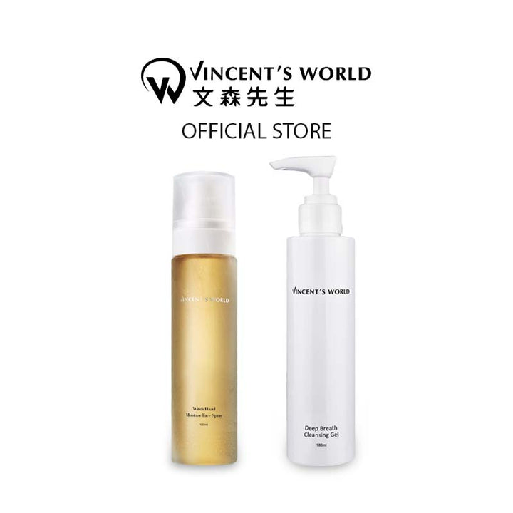 Vincent's World Facial Cleansers Vincent's World (Face Spray  and Cleansing Gel) Gift Box Set  - STORE OPENING SALE BUY 1 BOX FREE 1 BOX Vincent's World (Face Spray  and Cleansing Gel) Gift Box Set  - STORE 