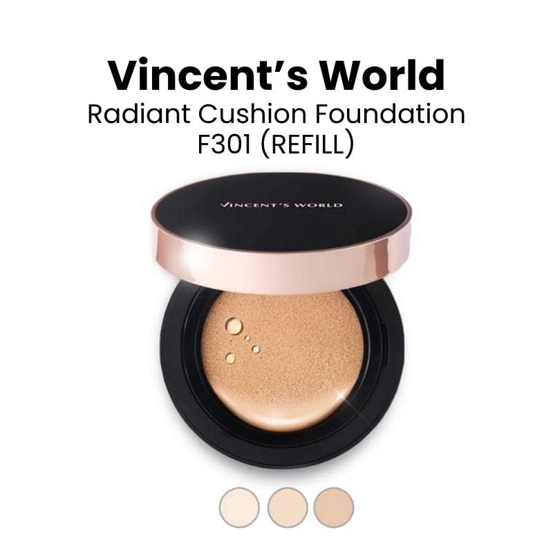Vincent's World Concealer & Foundation Fair Beige Refill Vincent's World Radiant Cushion Foundation - Black Friday 30% OFF Vincent's World Radiant Cushion Foundation - Black Friday 30% OFF