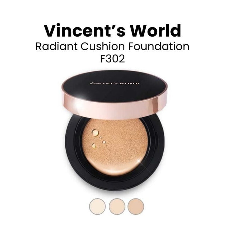Vincent's World Concealer & Foundation Light Beige Vincent's World Radiant Cushion Foundation - Black Friday 30% OFF Vincent's World Radiant Cushion Foundation - Black Friday 30% OFF