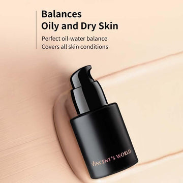 Vincent's World Concealer & Foundation Waterproof Translucent Liquid Foundation 30ml 超雷粉底液 Waterproof Translucent Liquid Foundation 30ml 超雷粉底液