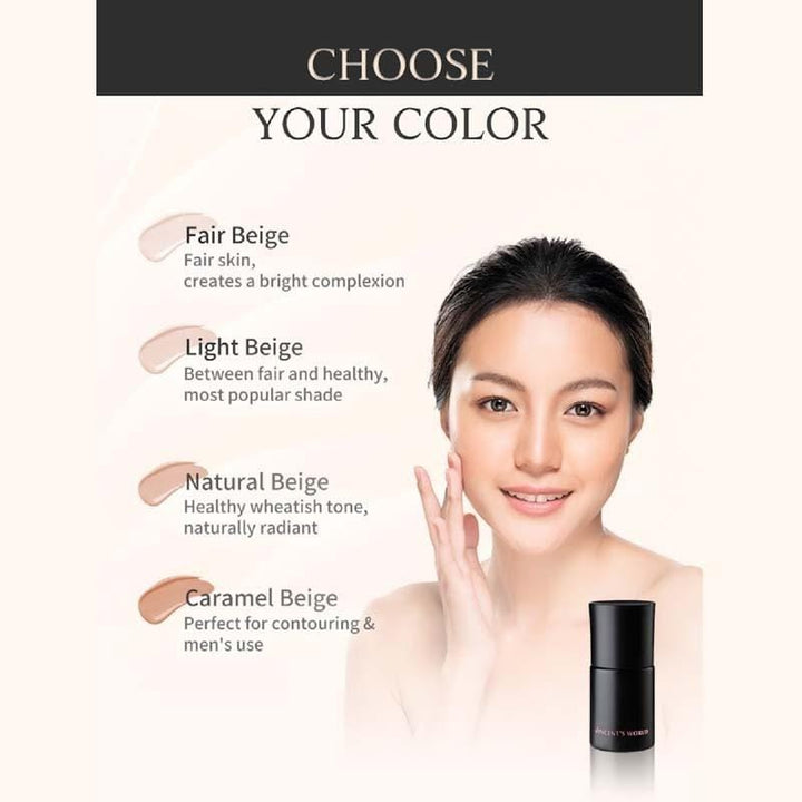 Vincent's World Concealer & Foundation Waterproof Translucent Liquid Foundation 30ml 超雷粉底液 Waterproof Translucent Liquid Foundation 30ml 超雷粉底液