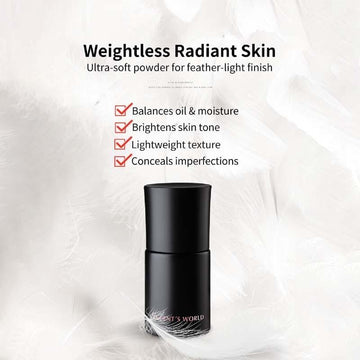 Vincent's World Concealer & Foundation Waterproof Translucent Liquid Foundation and Waterproof Setting Loose Powder Waterproof Translucent Liquid Foundation and Waterproof Setting Loose 