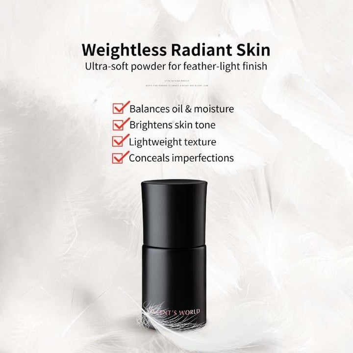 Vincent's World Concealer & Foundation Waterproof Translucent Liquid Foundation and Waterproof Setting Loose Powder Waterproof Translucent Liquid Foundation and Waterproof Setting Loose 