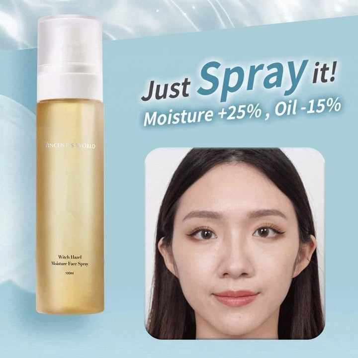 Vincent's World Moisturizers & Mists Witch Hazel Moisture Face Spray 100ml 小巧濕潤澤噴霧 Q16 Witch Hazel Moisture Face Spray 100ml 小巧濕潤澤噴霧 Q16