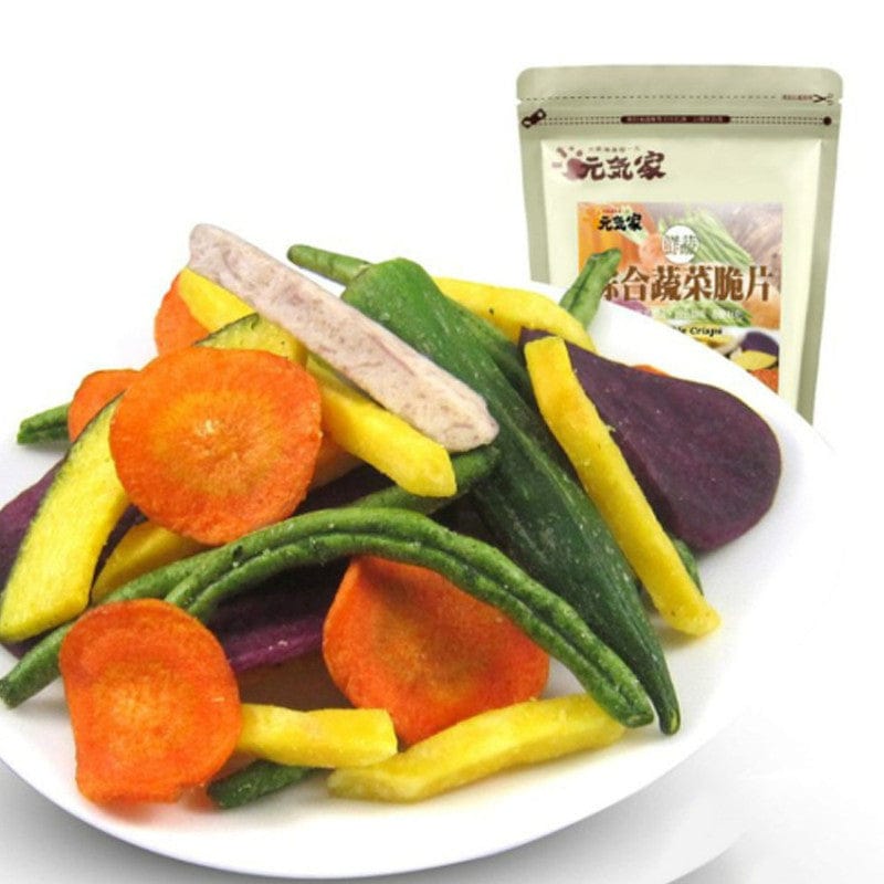 Yuan Qi Jia Chips & Crisps Vegetable and Fruit Dehydrated Dry Chips Snacks - Direct from Taiwan Vegetable and Fruit Dehydrated Dry Chips Snacks - Direct from Taiwan