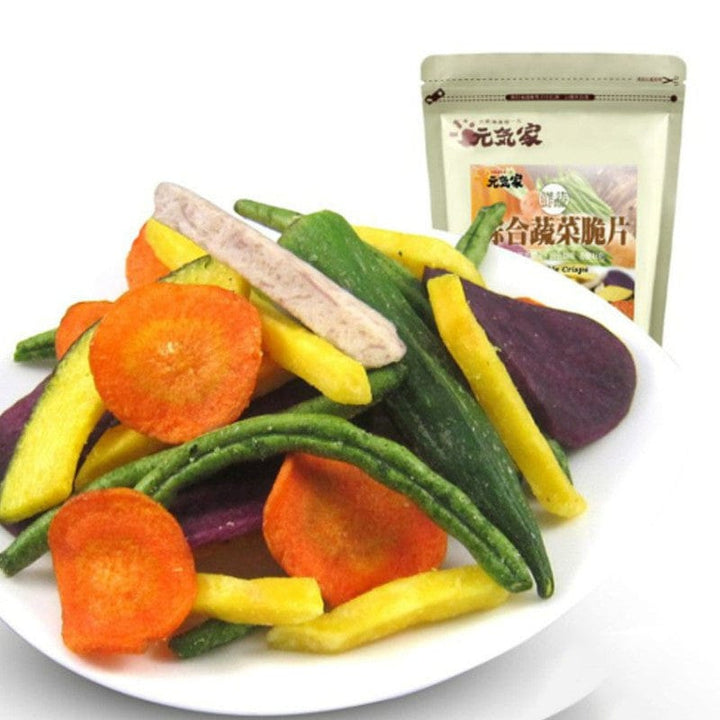 Yuan Qi Jia Chips & Crisps Vegetable and Fruit Dehydrated Dry Chips Snacks - Direct from Taiwan Vegetable and Fruit Dehydrated Dry Chips Snacks - Direct from Taiwan