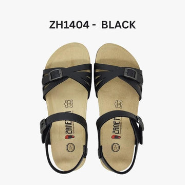 Zanetta Sandals & Flip Flops Black / 35 ZANETTA Girona Women Sandals Cow Leather Inner - Made in Taiwan ZANETTA Girona Women Sandals Cow Leather Inner - Made in Taiwan