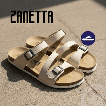 Zanetta Flat Sandals Zanetta Lugo Slide Women Sandal Synthetic/Cow Leather Inner Zanetta Lugo Slide Women Sandal Synthetic/Cow Leather Inner