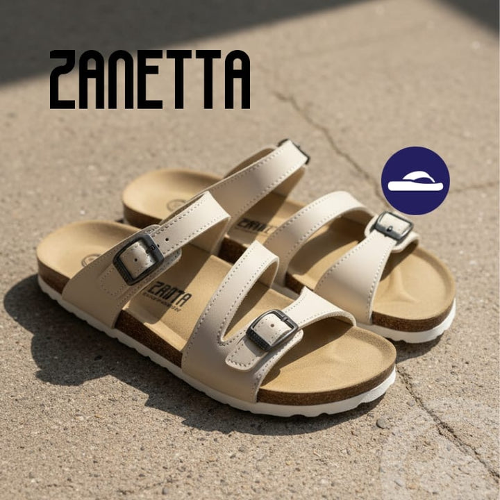 Zanetta Flat Sandals Zanetta Lugo Slide Women Sandal Synthetic/Cow Leather Inner Zanetta Lugo Slide Women Sandal Synthetic/Cow Leather Inner