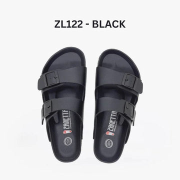 Zanetta Flat Sandals Black / 35 Zanetta Madrid Double Strap Sandal Women Sandal Zanetta Madrid Double Strap Sandal Women Sandal