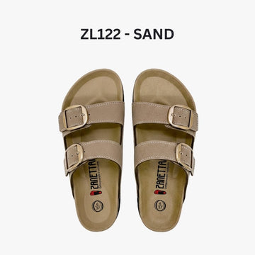Zanetta Flat Sandals Sand / 35 Zanetta Madrid Double Strap Sandal Women Sandal Synthetic Leather Inner Zanetta Madrid Double Strap Sandal Women Sandal Synthetic Leather Inner