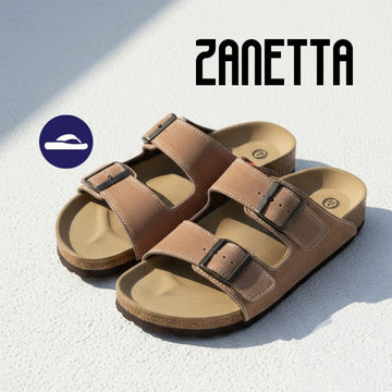 Zanetta Sandals & Flip Flops ZANETTA Madrid Men Sandals Cow Leather Inner ZANETTA Madrid Men Sandals Cow Leather Inner - Made in Taiwan