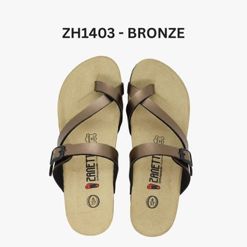 Zanetta Sandals & Flip Flops Bronze / 35 ZANETTA Palma Women Sandals - Made in TaIwan ZANETTA Palma Women Sandals - Made in TaIwan