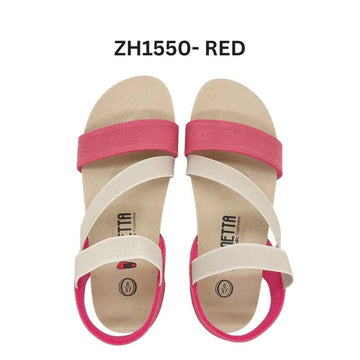 Zanetta Flat Sandals Red / 35 ZANETTA Portocolom Women Sandals Synthetic Leather Inner - Made in TaIwan ZANETTA Portocolom Women Sandals Synthetic Leather Inner