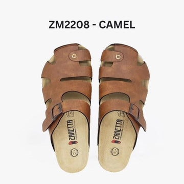 Zanetta Sandals & Flip Flops Camel / 39 ZANETTA Salamanca Men Sandals - Made in TaIwan ZANETTA Salamanca Men Sandals - Made in TaIwan