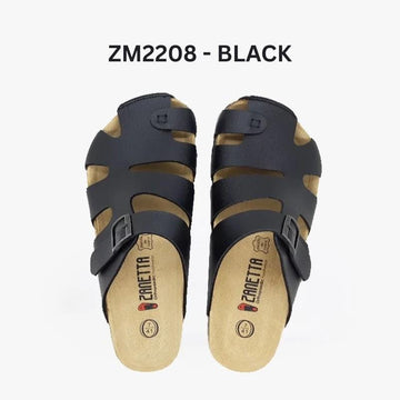 Zanetta Sandals & Flip Flops Black / 39 ZANETTA Salamanca Men Sandals - Made in TaIwan ZANETTA Salamanca Men Sandals - Made in TaIwan