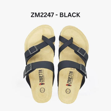 Zanetta Flat Sandals Black / 39 Zanetta Seville Sandals Men Sandal Zanetta Seville Sandals Male Sandal