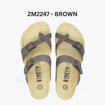 Zanetta Flat Sandals Brown / 39 Zanetta Seville Sandals Men Sandal Zanetta Seville Sandals Male Sandal
