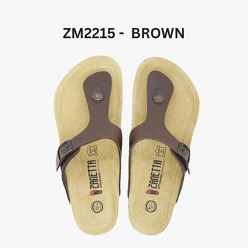 Zanetta Sandals & Flip Flops Brown / 39 ZANETTA Valencia Men Sandals Cow Leather Inner - Made in Taiwan ZANETTA Valencia Men Sandals Cow Leather Inner - Made in Taiwan
