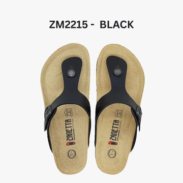 Zanetta Sandals & Flip Flops Black / 39 ZANETTA Valencia Men Sandals Cow Leather Inner - Made in Taiwan ZANETTA Valencia Men Sandals Cow Leather Inner - Made in Taiwan