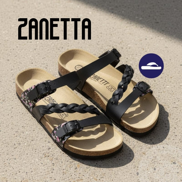 Zanetta Sandals & Flip Flops Zanetta Zaragoza Weave Sandals Cow Leather Inner Zanetta Zaragoza Weave Sandals - Made in TaIwan