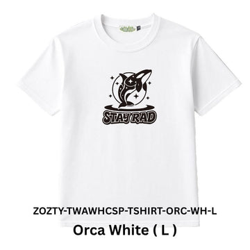 Zooztory T-shirts Orca White L Zooztory Taiwan All White Cute Simple Printed Tee Shirt Zooztory Taiwan All White Cute Simple Printed Tee Shirt