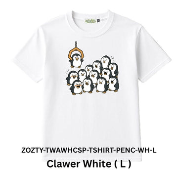Zooztory T-shirts Clawer White L Zooztory Taiwan All White Cute Simple Printed Tee Shirt Zooztory Taiwan All White Cute Simple Printed Tee Shirt