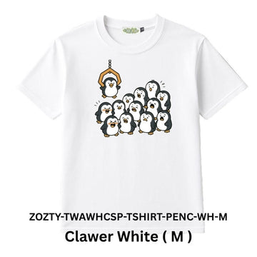 Zooztory T-shirts Clawer White M Zooztory Taiwan All White Cute Simple Printed Tee Shirt Zooztory Taiwan All White Cute Simple Printed Tee Shirt