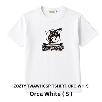 Zooztory T-shirts Orca White S Zooztory Taiwan All White Cute Simple Printed Tee Shirt Zooztory Taiwan All White Cute Simple Printed Tee Shirt