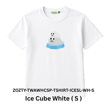 Zooztory T-shirts Ice Cube White S Zooztory Taiwan All White Cute Simple Printed Tee Shirt Zooztory Taiwan All White Cute Simple Printed Tee Shirt