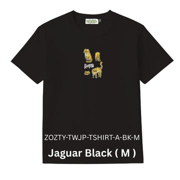 Zooztory T-shirts Jaguar-Black-M Zooztory Taiwan Jaguar Printed Tee Shirt Black White Zooztory Taiwan Jaguar Printed Tee Shirt Black White