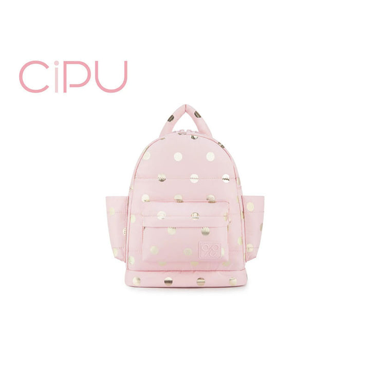 CIPU-Pink-Polkadot-Airy-Baby-Diaper-Backpack-S