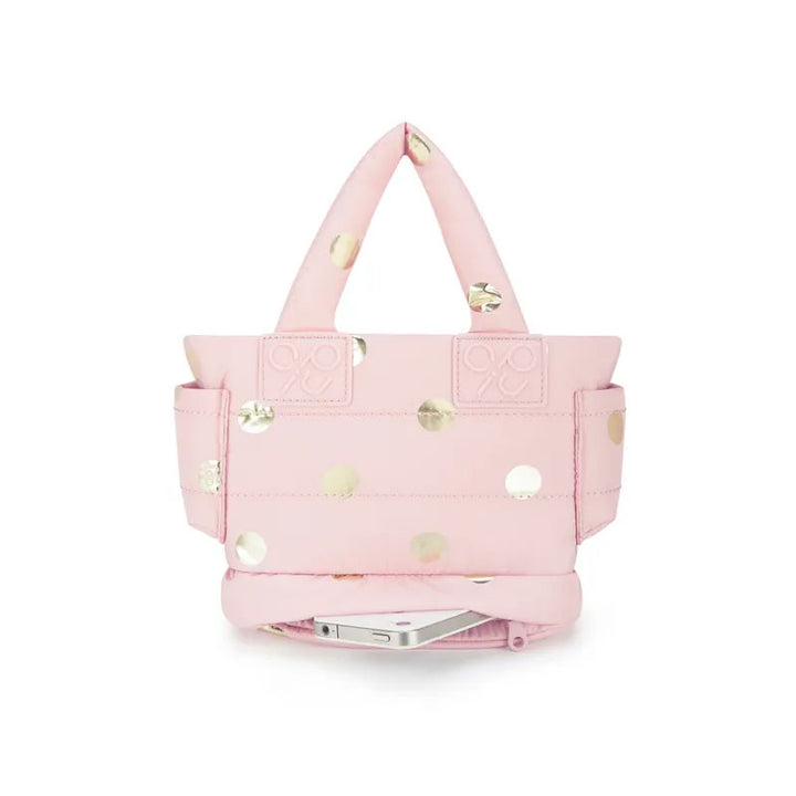 CIPU-Pink-Polkadot-Airy-Sling-Bag-Hidden-Pocket