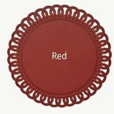 HOMN Round Silicone Placemats Heat Resistant Waterproof
