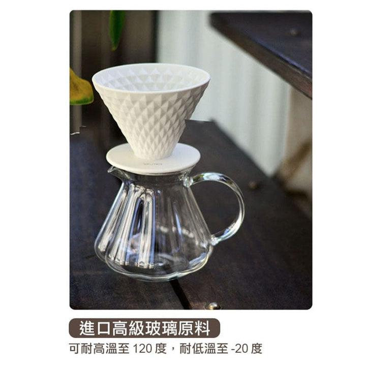 Driver Coffee & Tea Sets DRIVER Baroque Glass Pot 600ml DRIVER Baroque Glass Pot 600ml