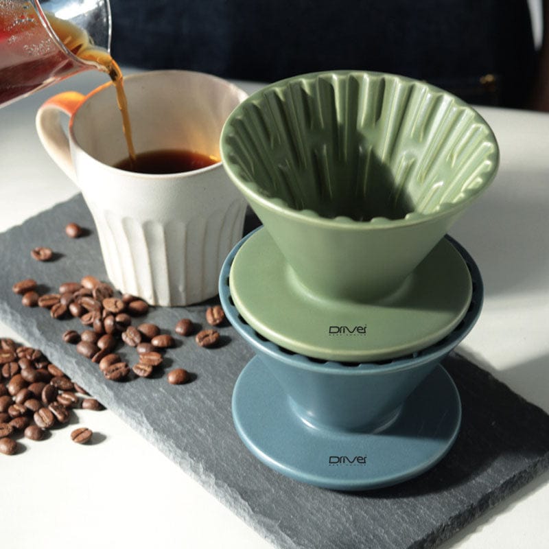 Driver Coffee Servers & Tea Pots DRIVER Coffee Dripper Bamboo Hand Drip Coffee Filtering Cup DRIVER Coffee Dripper Bamboo Hand Drip Coffee Filtering Cup