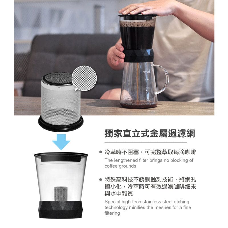 Driver Drip Coffee Makers DRIVER Cold Brew Coffee Dripper 600ml DRIVER Cold Brew Coffee Dripper 600ml