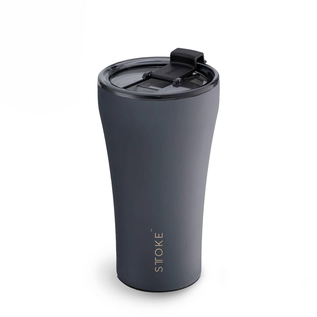 Sttoke Inc Tumbler M: The 12oz | 350ml STTOKE - The Slated Grey STTOKE - The Slated Grey - ShatterProof Ceramic Reusable Cup