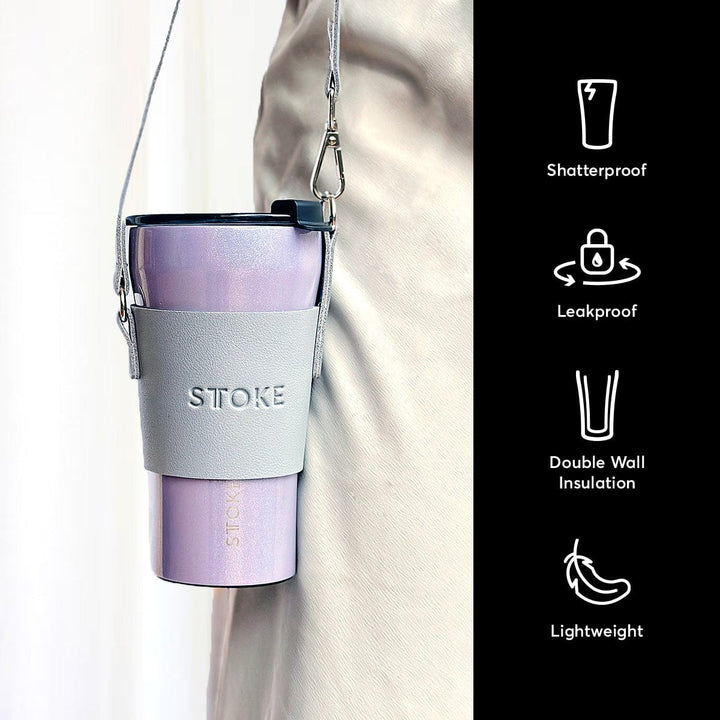 Sttoke Inc Tumbler STTOKE - The Unicorn Purple STTOKE - The Unicorn Purple - ShatterProof Ceramic Reusable Cup